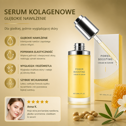Kremowe Serum Kolagenowe – Głębokie Nawilżenie dla Gładkiej i Jędrnie Wyglądającej Skóry