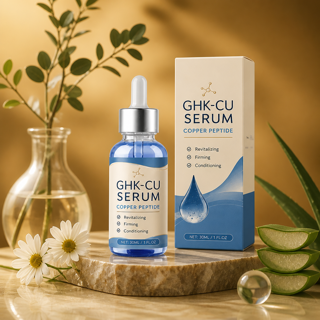 Peptyd Miedzi GHK-Cu – Lekkie Serum dla Jędrniejszej i Gładszej Wyglądającej Skóry