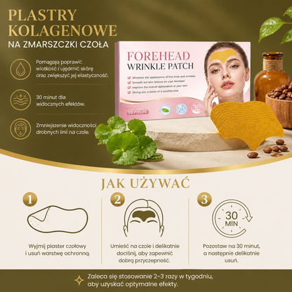 Plastry Kolagenowe na Zmarszczki Czoła – Nawilżająca i Wygładzająca Pielęgnacja