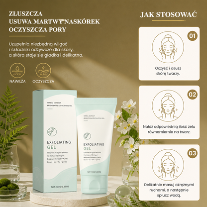 Kolagenowy Żel Złuszczający – Delikatna Odnowa dla Gładkiej i Promiennej Skóry