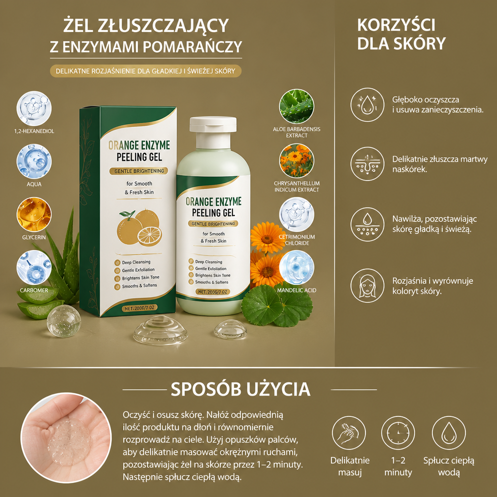 Żel Peelingujący z Kwasem Migdałowym – Delikatne Złuszczanie dla Miękkiej i Gładkiej Skóry