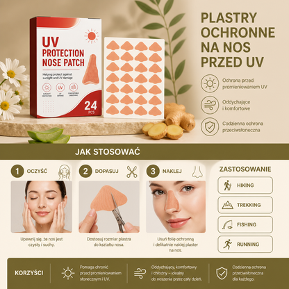 Plastry Ochronne na Nos przed UV – Komfortowa Codzienna Ochrona Przeciwsłoneczna