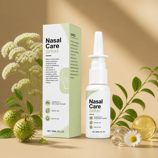 Delikatny Spray do Pielęgnacji Nosa – Odświeża i Nawilża Suche Przewody Nosowe