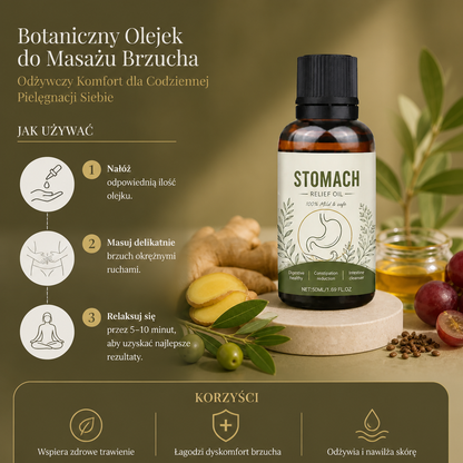 Botaniczny Olejek do Masażu Brzucha – Odżywczy Komfort dla Codziennej Pielęgnacji Siebie