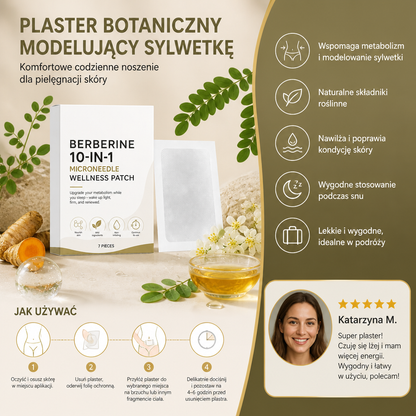 Botaniczny Plaster Modelujący Sylwetkę – Komfortowe Codzienne Noszenie dla Pielęgnacji Skóry