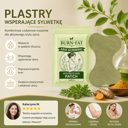 Plastry Modelujące Ciało z Kurkumą – Komfortowe Codzienne Wsparcie dla Gładszej Skóry