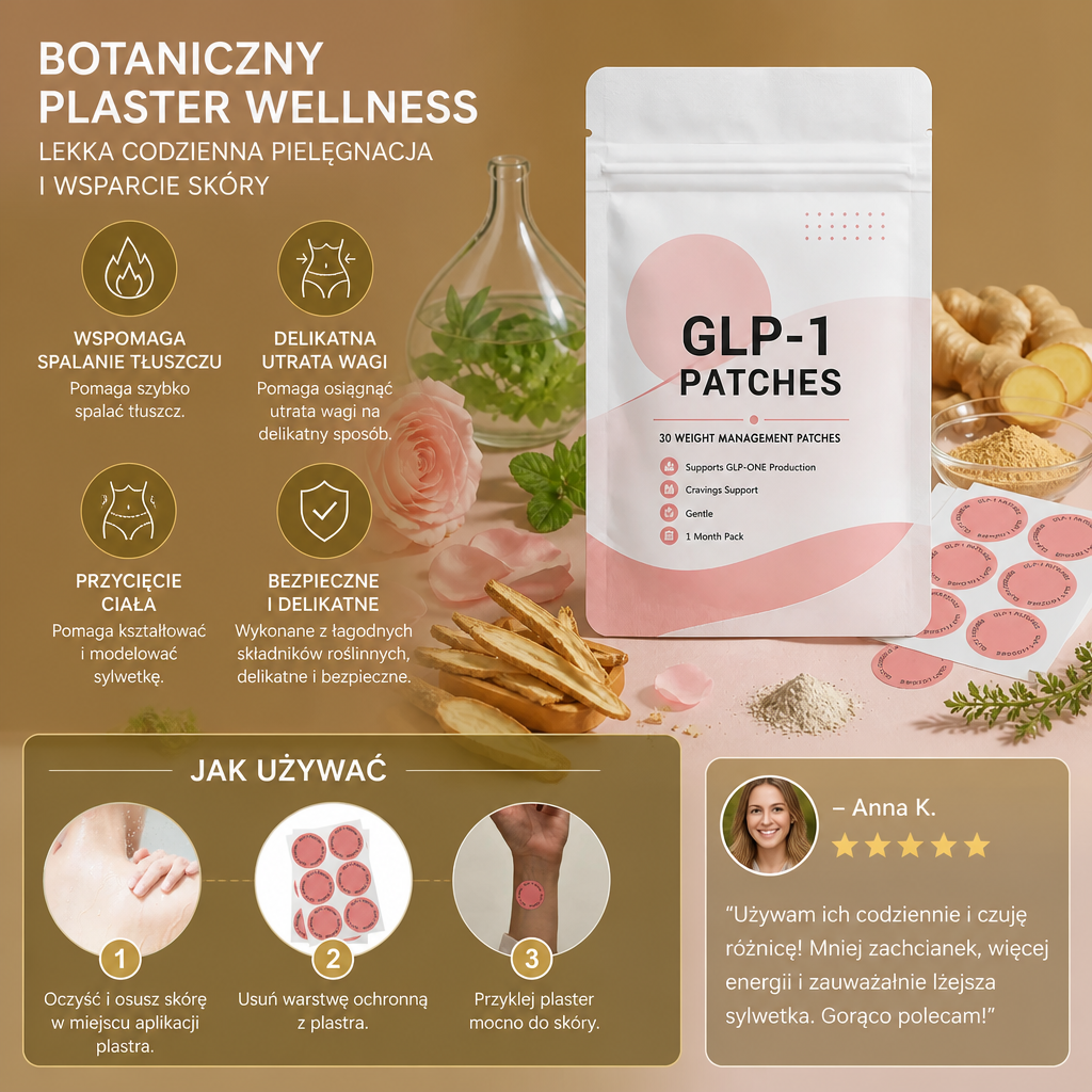 Botaniczny Plaster Wellness – Lekka Codzienna Pielęgnacja i Wsparcie Skóry