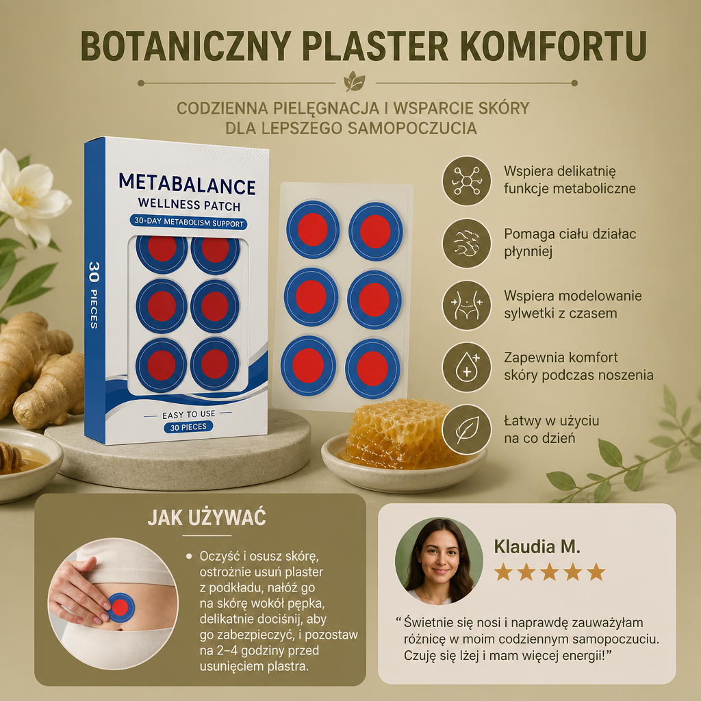 Botaniczny Plaster Komfortu – Codzienna Pielęgnacja i Wsparcie Skóry dla Lepszego Samopoczucia