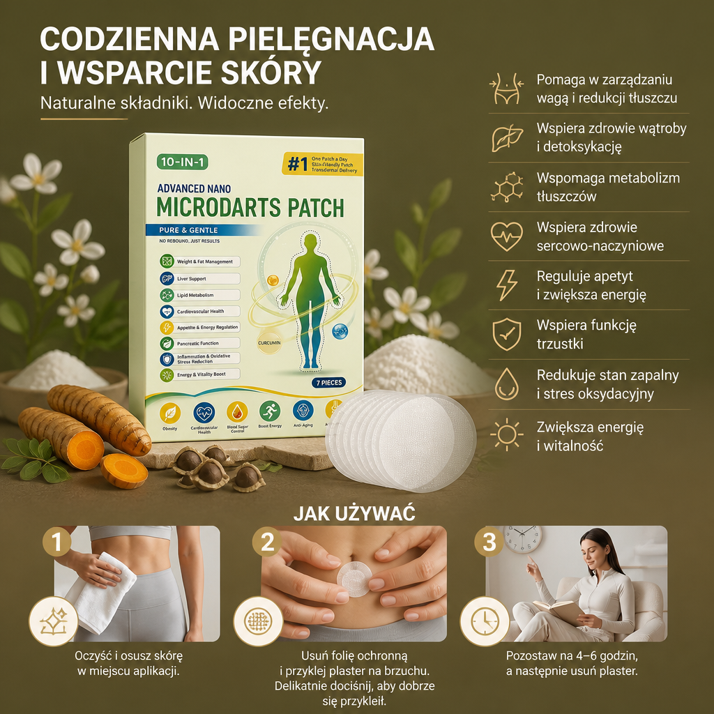 Botaniczny Plaster Wellness – Komfortowa Codzienna Pielęgnacja i Wsparcie Skóry