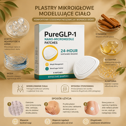 Plastry Mikroigłowe Modelujące Ciało – Komfortowa Codzienna Pielęgnacja i Wsparcie Skóry