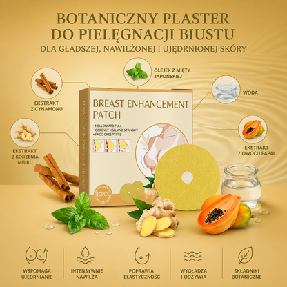 Botaniczny Plaster do Pielęgnacji Biustu dla Gładszej i Nawilżonej Wyglądającej Skóry