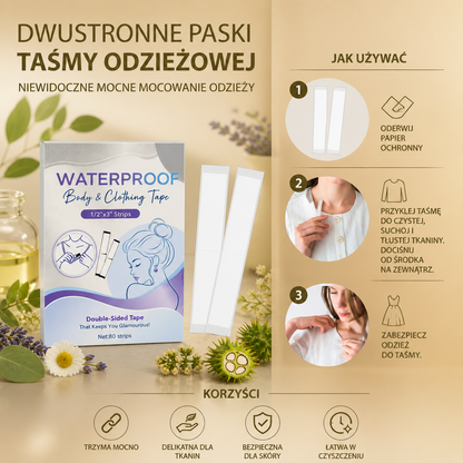 Dwustronne Paski Taśmy Odzieżowej – Niewidoczne Mocne Mocowanie Odzieży