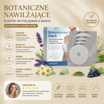 Botaniczne Nawilżające Plastry do Pielęgnacji Biustu dla Miękkiej i Gładkiej Skóry