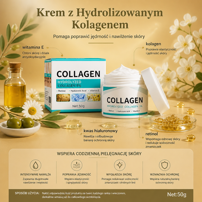 Krem z Hydrolizowanym Kolagenem – Pomaga Poprawić Jędrność i Nawilżenie Skóry