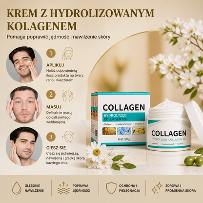 Krem z Hydrolizowanym Kolagenem – Pomaga Poprawić Jędrność i Nawilżenie Skóry