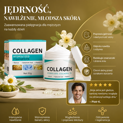 Krem z Hydrolizowanym Kolagenem – Pomaga Poprawić Jędrność i Nawilżenie Skóry