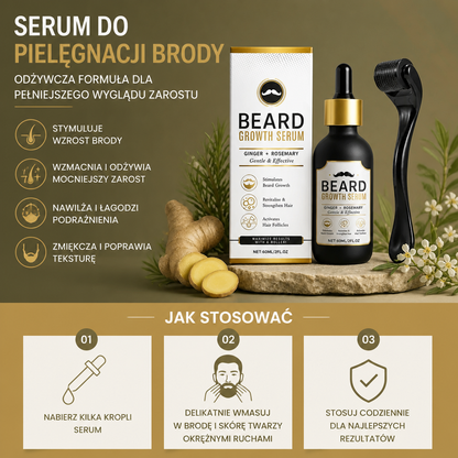 Serum do Pielęgnacji Brody – Odżywcza Formuła dla Pełniejszego Wyglądu Zarostu