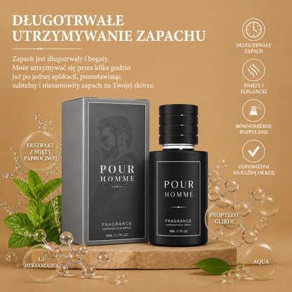 Męski Długotrwały Spray Zapachowy – Świeży Zapach dla Codziennej Pewności Siebie