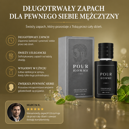 Męski Długotrwały Spray Zapachowy – Świeży Zapach dla Codziennej Pewności Siebie