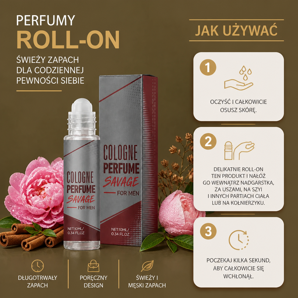 Perfumy Roll-On – Świeży Zapach dla Codziennej Pewności Siebie