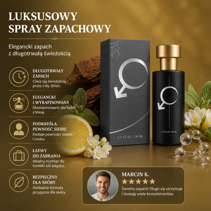 Luksusowy Spray Zapachowy – Elegancki Zapach z Długotrwałą Świeżością