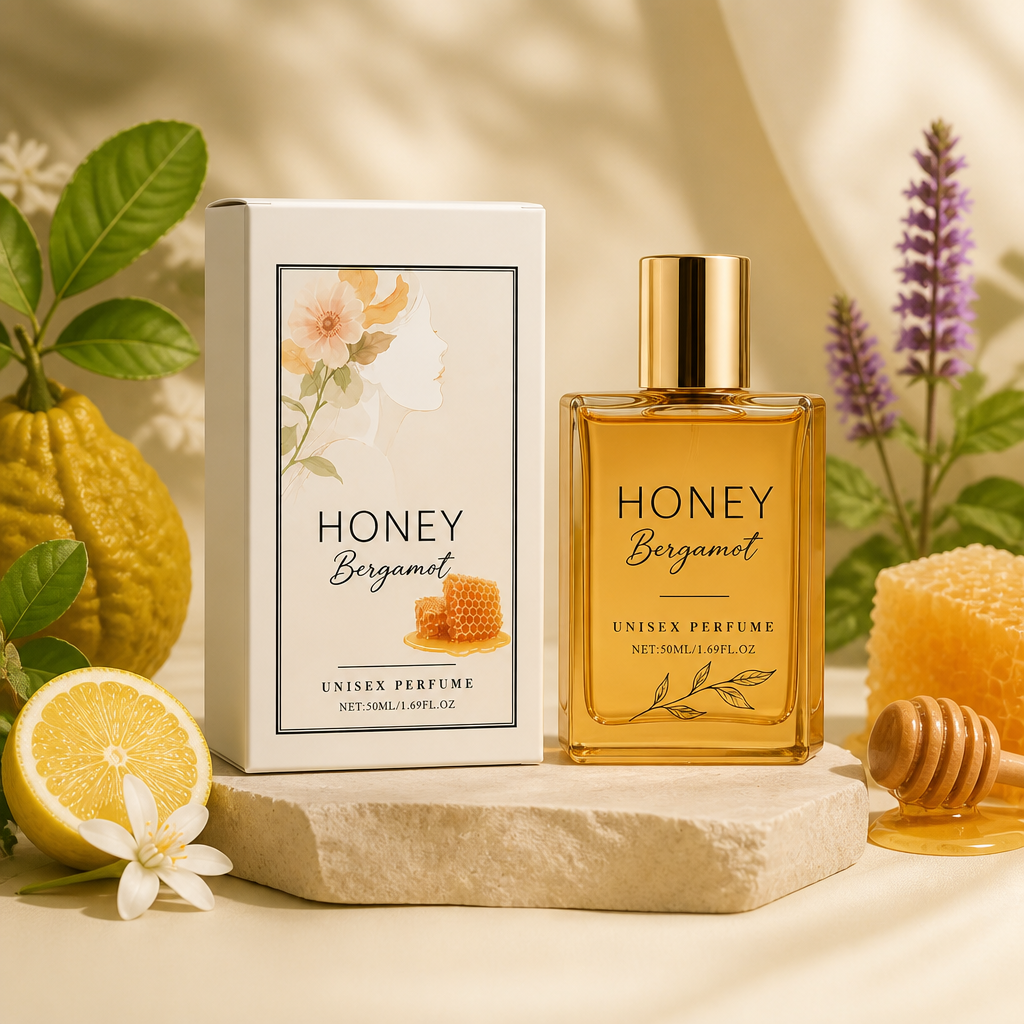 Perfumy Unisex Miód i Bergamotka – Ciepły Cytrusowy Zapach z Elegancką Świeżością