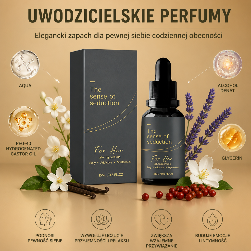 Uwodzicielskie Perfumy – Elegancki Zapach dla Pewnej Siebie Codziennej Obecności