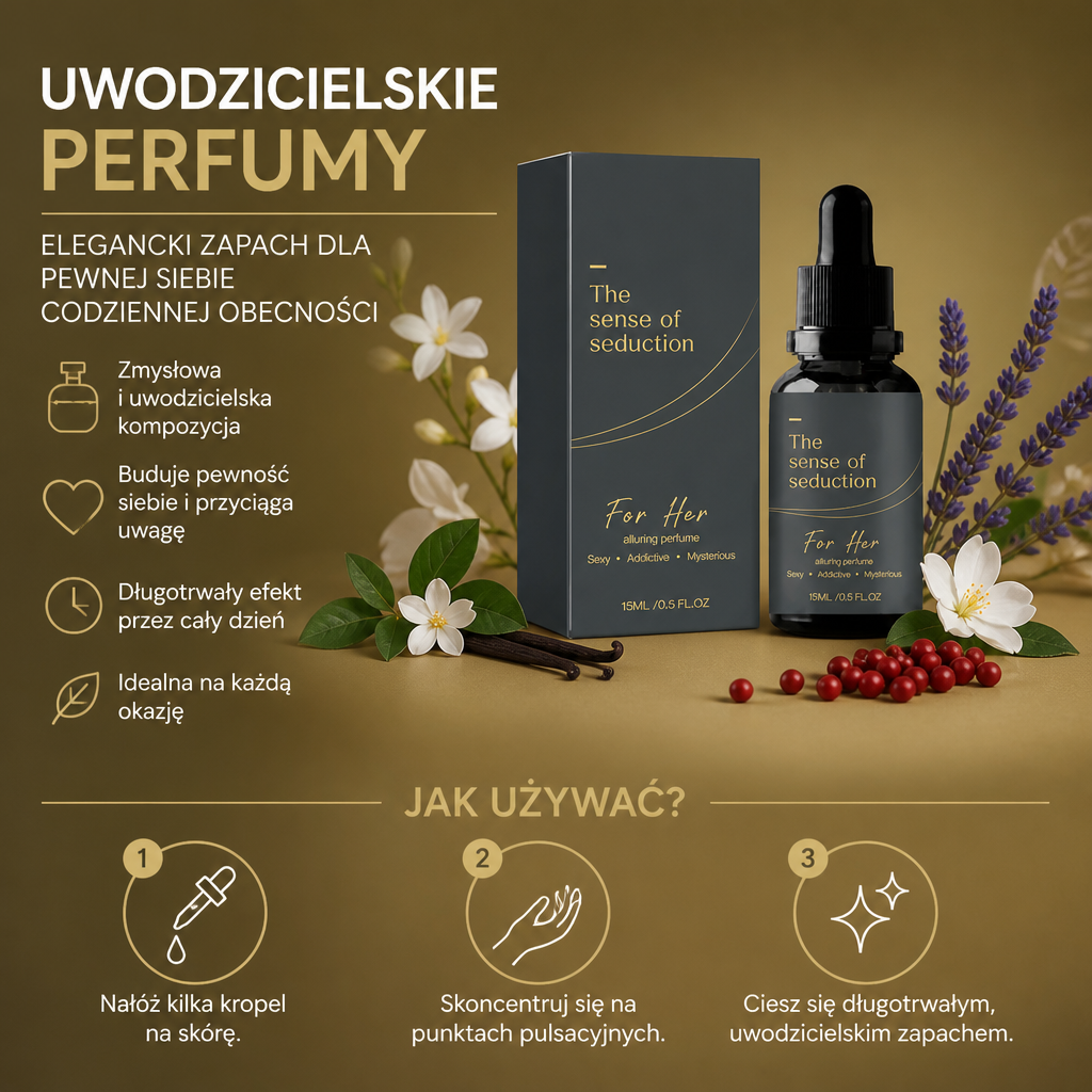 Uwodzicielskie Perfumy – Elegancki Zapach dla Pewnej Siebie Codziennej Obecności