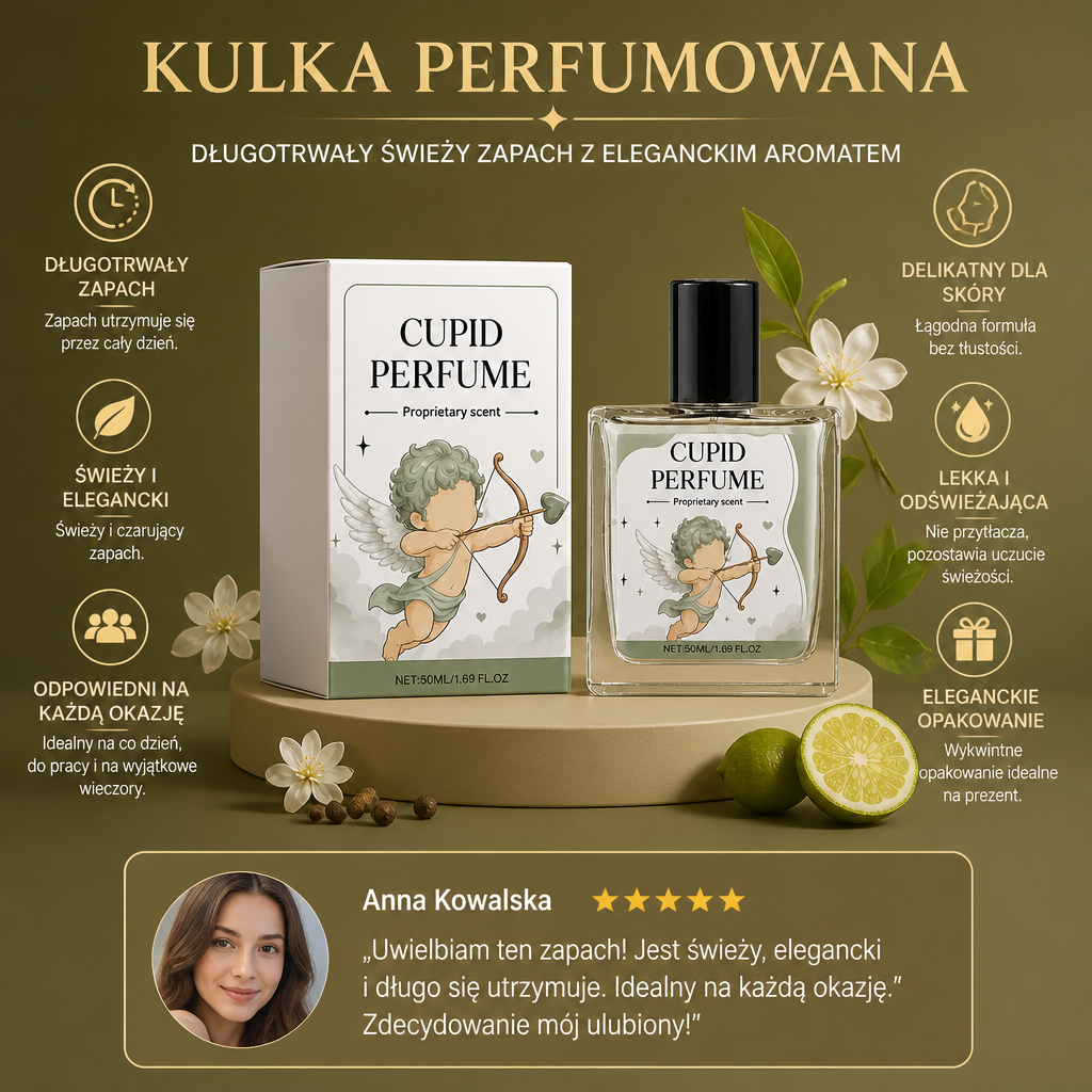 Kulka Perfumowana – Długotrwały Świeży Zapach z Eleganckim Aromatem