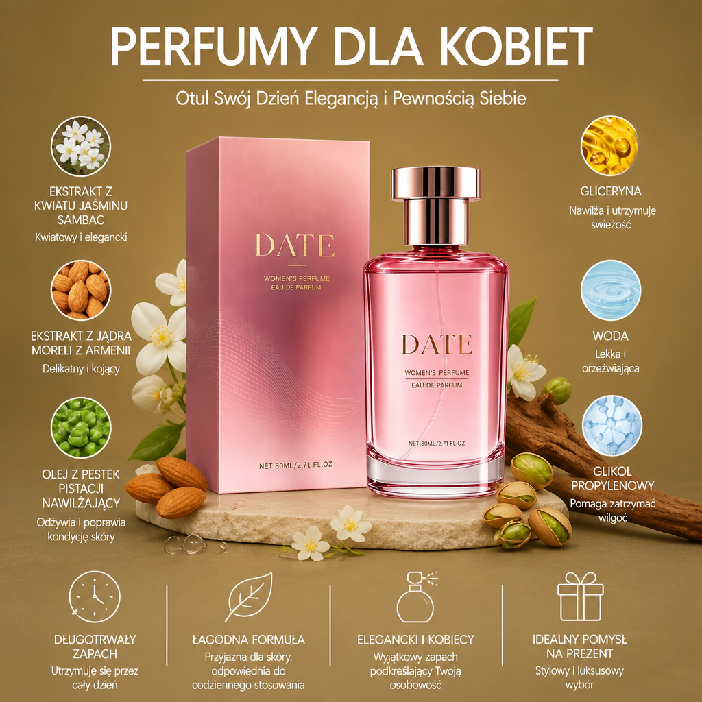 Warstwowe Perfumy Kwiatowe – Długotrwały Codzienny Zapach