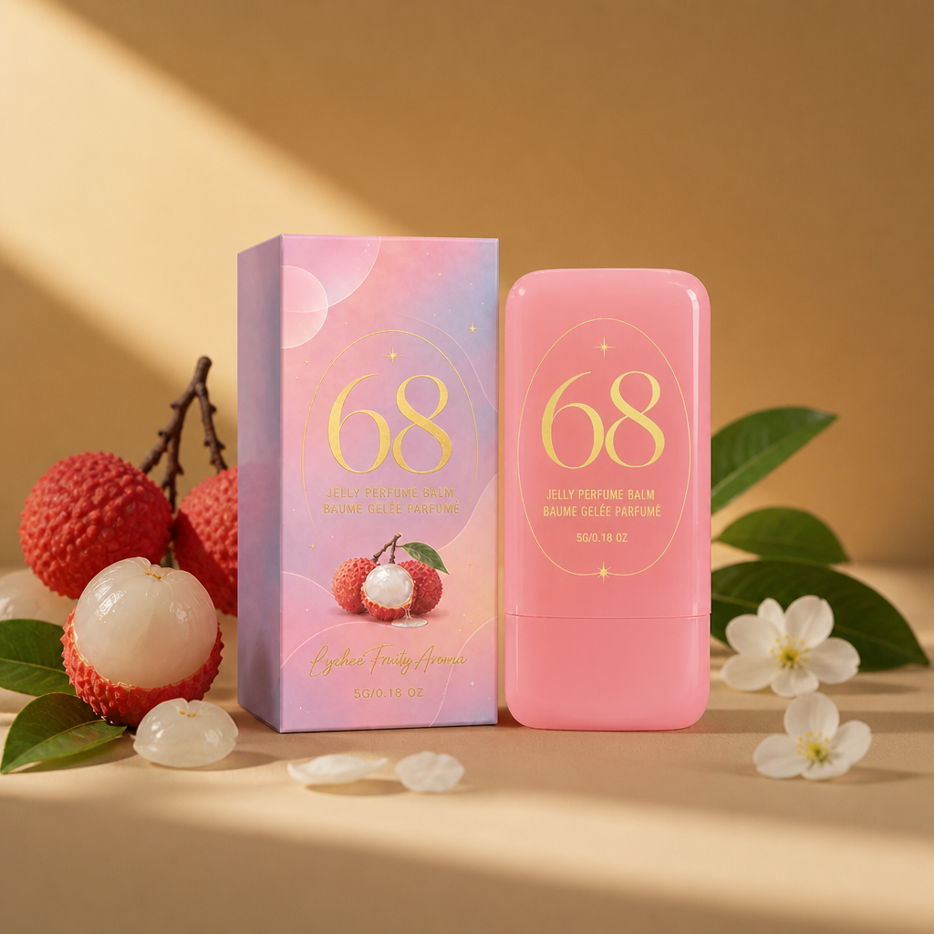 Balsam Perfumowany w Sztyfcie z Liczi – Świeży Owocowy Zapach do Szybkiego Odświeżenia w Podróży