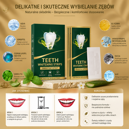 Paski Wybielające do Zębów – Delikatne Rozjaśnianie dla Świeżego Uśmiechu