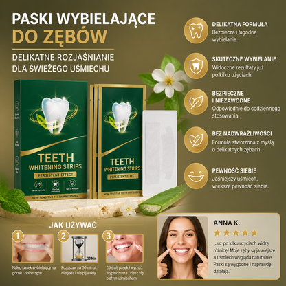 Paski Wybielające do Zębów – Delikatne Rozjaśnianie dla Świeżego Uśmiechu