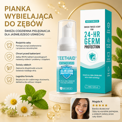 Pianka Wybielająca do Zębów – Świeża Codzienna Pielęgnacja dla Jaśniejszego Uśmiechu