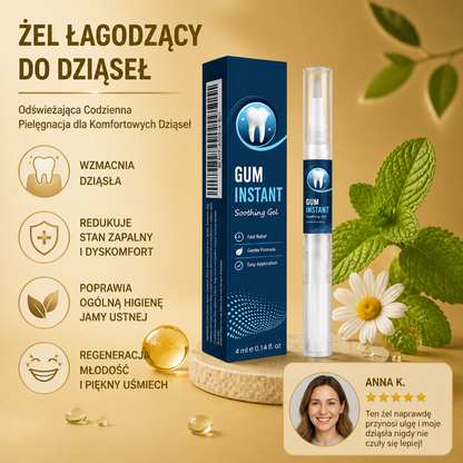 Żel Łagodzący do Dziąseł – Odświeżająca Codzienna Pielęgnacja dla Komfortowych Dziąseł