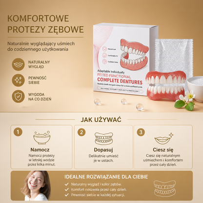 Komfortowe Protezy Zębowe – Naturalnie Wyglądający Uśmiech do Codziennego Użytkowania
