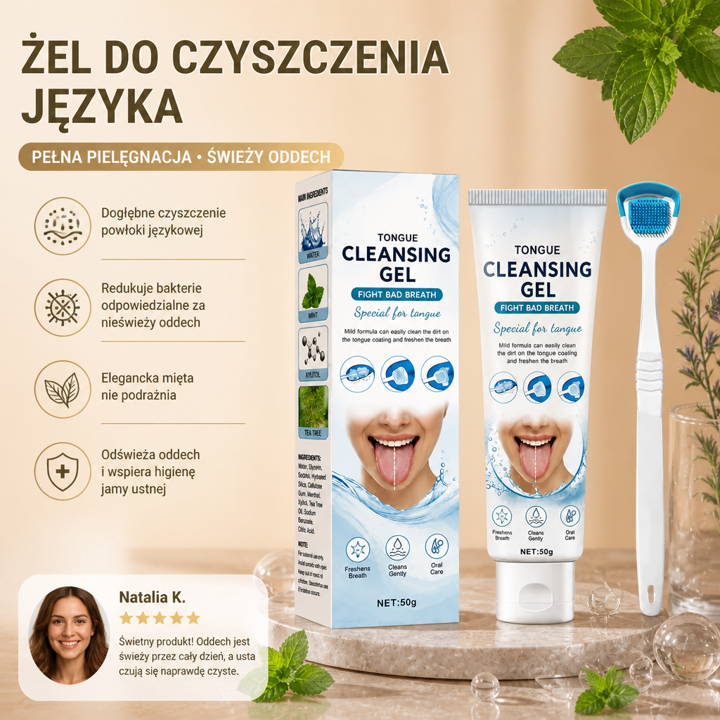 Żel Do Czyszczenia Języka – Wsparcie Świeżego Oddechu W Codziennej Pielęgnacji Jamy Ustnej