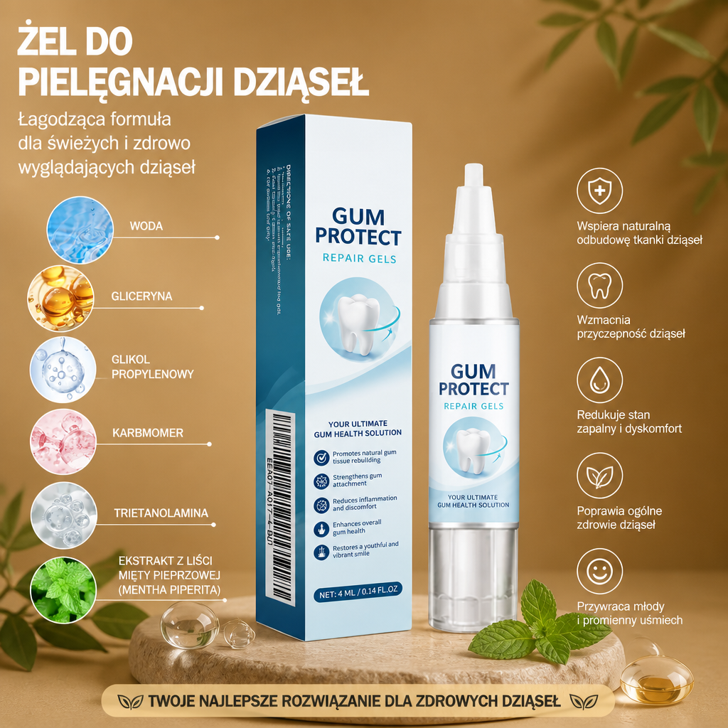 Żel Do Pielęgnacji Dziąseł – Łagodząca Formuła Dla Świeżych I Zdrowo Wyglądających Dziąseł