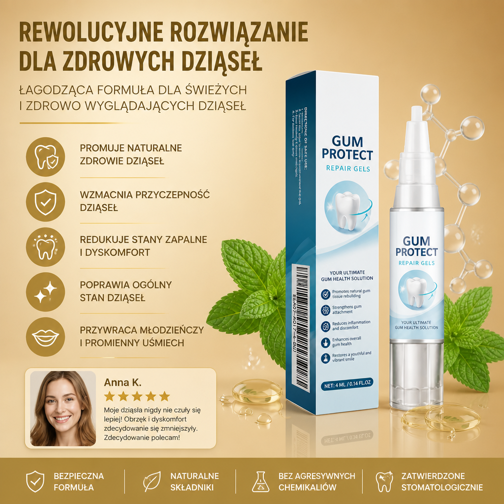 Żel Do Pielęgnacji Dziąseł – Łagodząca Formuła Dla Świeżych I Zdrowo Wyglądających Dziąseł