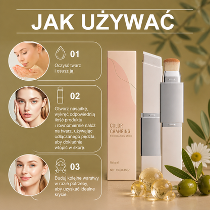 Sztyft Podkładu Dopasowujący Się Do Koloru Skóry – Gładka Baza Makijażu Z Naturalnym Wykończeniem