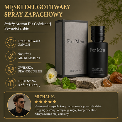 Męski Długotrwały Spray Zapachowy – Świeży Aromat Dla Codziennej Pewności Siebie