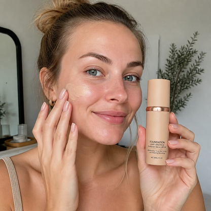 Serum Przeciwsłoneczne Z Podkładem Light Spectrum – Nawilżające Krycie Z Ochroną SPF