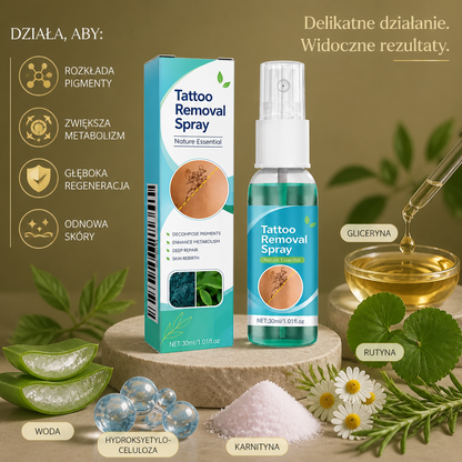Spray Do Usuwania Tatuażu – Delikatna Formuła Pielęgnacyjna Dla Wyglądu Tatuażu