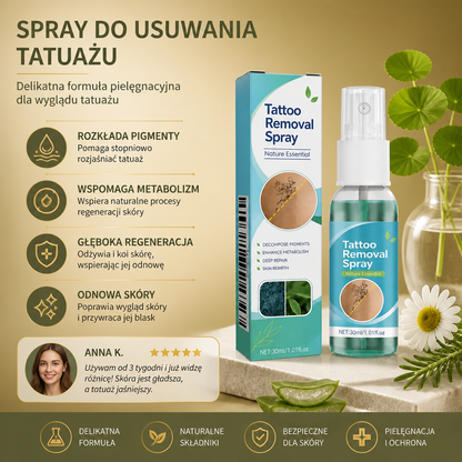 Spray Do Usuwania Tatuażu – Delikatna Formuła Pielęgnacyjna Dla Wyglądu Tatuażu