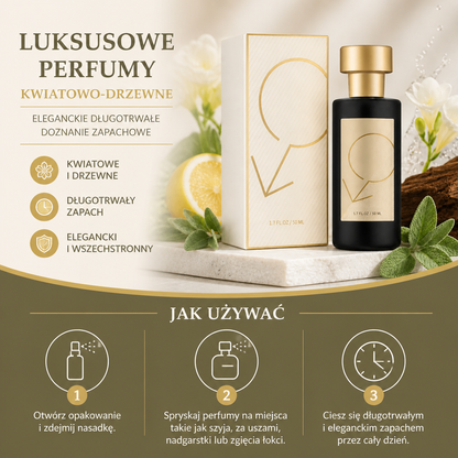 Luksusowe Perfumy Kwiatowo-Drzewne – Eleganckie Długotrwałe Doznanie Zapachowe