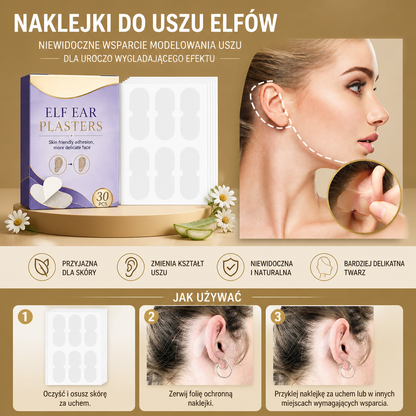 Naklejki Do Uszu Elfów – Niewidoczne Wsparcie Modelowania Uszu Dla Uroczo Wyglądającego Efektu