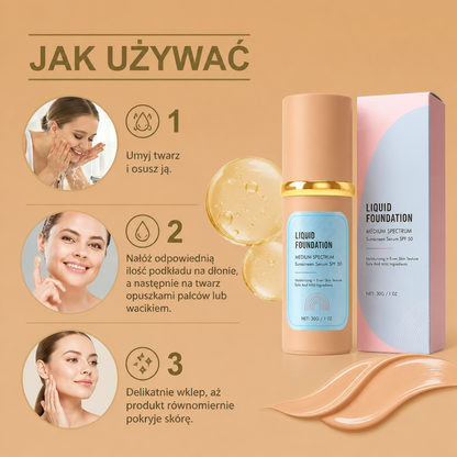 Nawilżający Podkład Do Twarzy – Lekkie Krycie Z Naturalnym Blaskiem