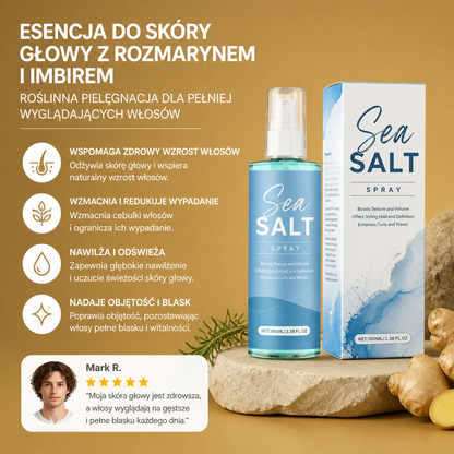 Spray Do Włosów Z Solą Morską – Teksturująca Formuła Dla Naturalnej Objętości I Stylizacji