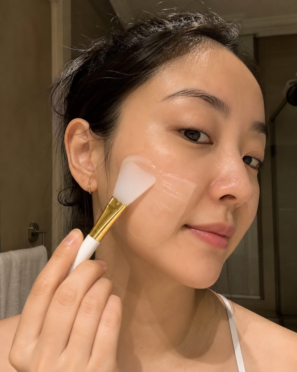 Członkini społeczności Polska Uroda używająca Korean Collagen Night Wrapping Mask