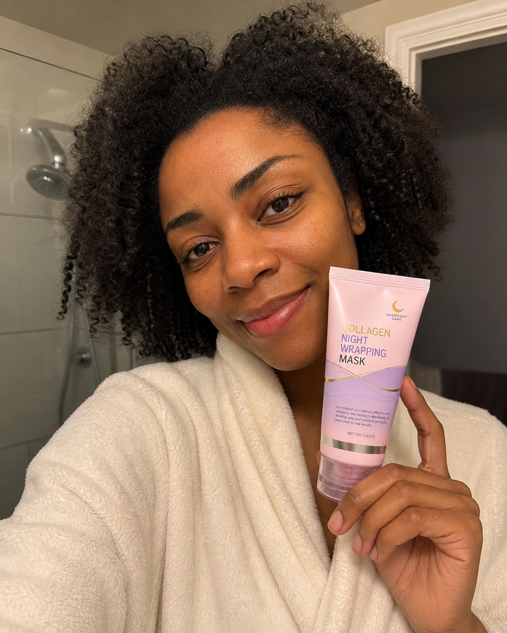 Członkini społeczności Polska Uroda używająca Korean Collagen Night Wrapping Mask